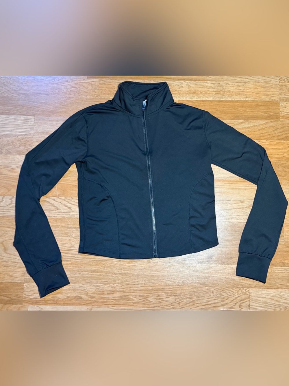 Black Women's Zip-Front Jacket